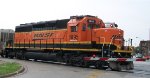 BNSF 1895, close-up view